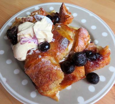 Berry & Cream Croissant French Toast for Two