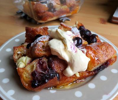 Berry & Cream Croissant French Toast for Two