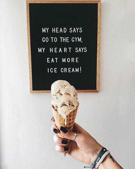 Ice Cream Captions with Friends