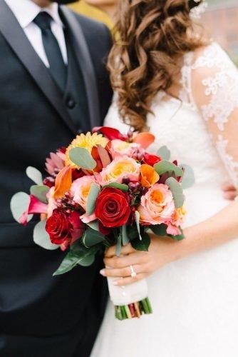 small wedding bouquets small fall bouquet Michelle Lange Photography