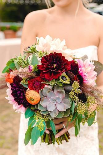 charming fall little wedding bouquets 3