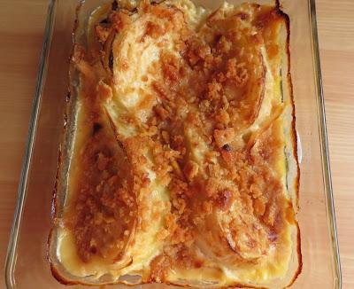 Cabbage, Cheese & Mustard Gratin for two