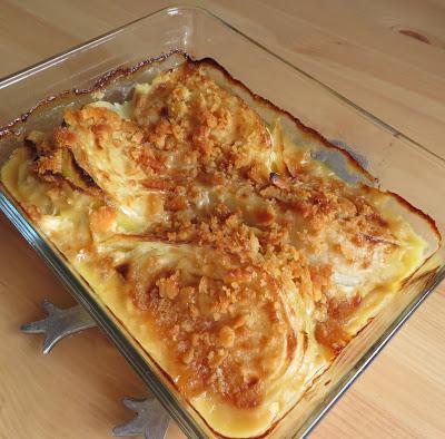 Cabbage, Cheese & Mustard Gratin for two