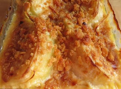 Cabbage, Cheese & Mustard Gratin for two