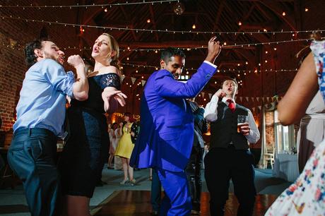 guests dancing at a godwick hall wedding