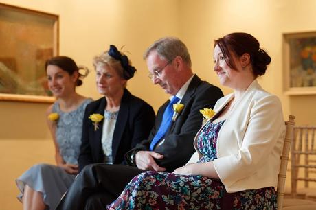 the brides family at a norwich castle wedding