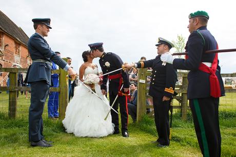 a military wedding at godwick barn