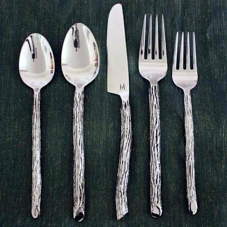 bamboo design flatware minimalist cutlery sets