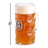 1 Liter HB'Hofbrauhaus Munchen' Dimpled Glass Beer...