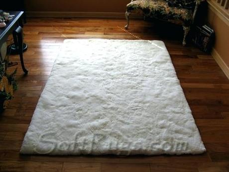 white floor rugs designer sheet no pattern alpaca fur rug on sale now