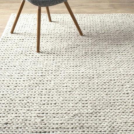 white floor rugs black mercury row chunky wool cable off area rug