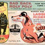 Harvey merchandise ad shows Sad Sack punch bag