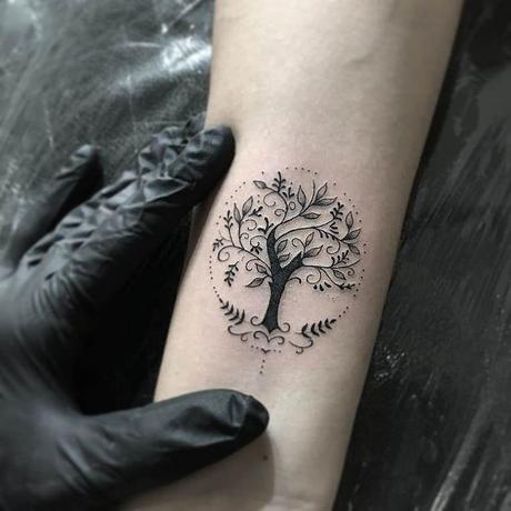 Funky Tree Tattoos