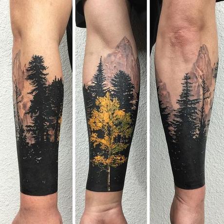 Funky Tree Tattoos