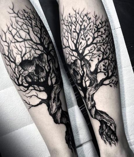 Funky Tree Tattoos