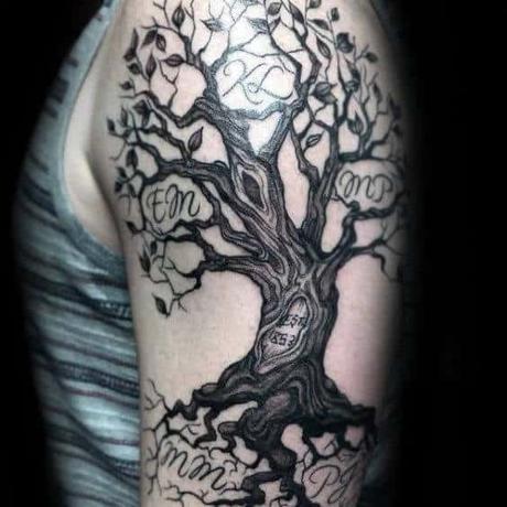 Funky Tree Tattoos