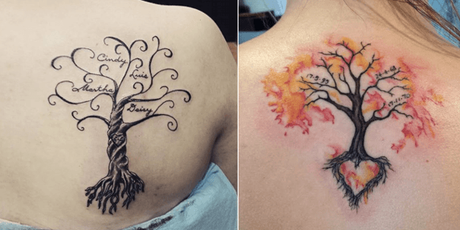 Funky Tree Tattoos