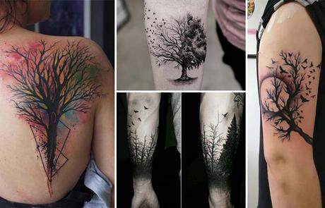 Funky Tree Tattoos