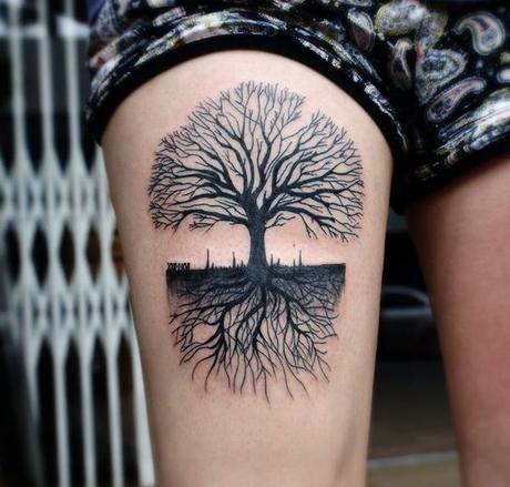 Funky Tree Tattoos