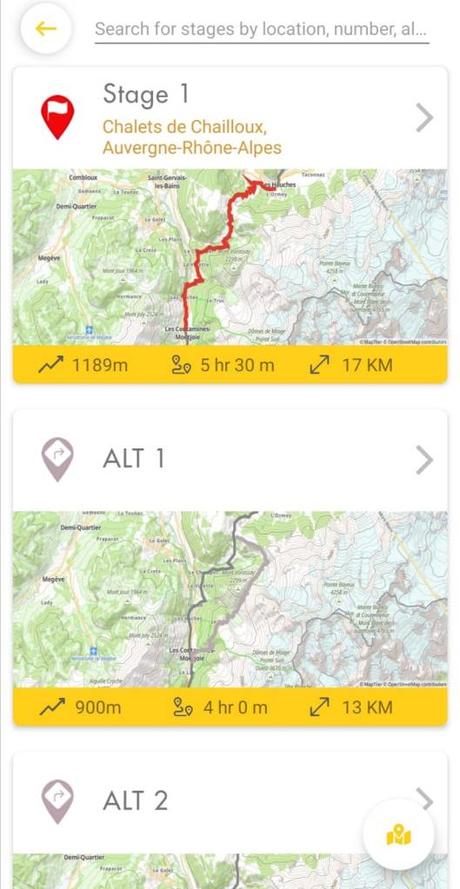 Tour Du Mont Blanc app Tour Du Mont Blanc app
