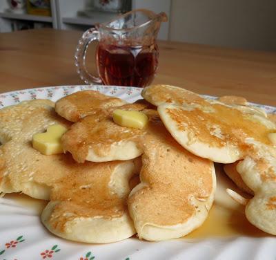 Ma's Pancake Men for Pancake Day