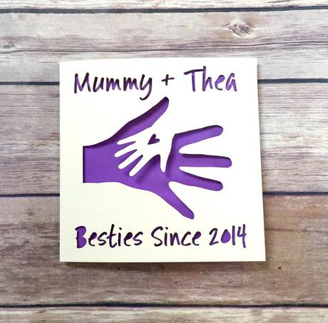 Personalised Mothers Day Card Mommy Card 1st Mother's image 0