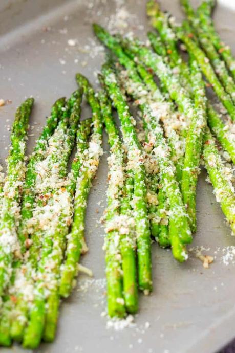 Steamed Asparagus with Pecorino