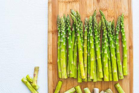 Steamed Asparagus with Pecorino