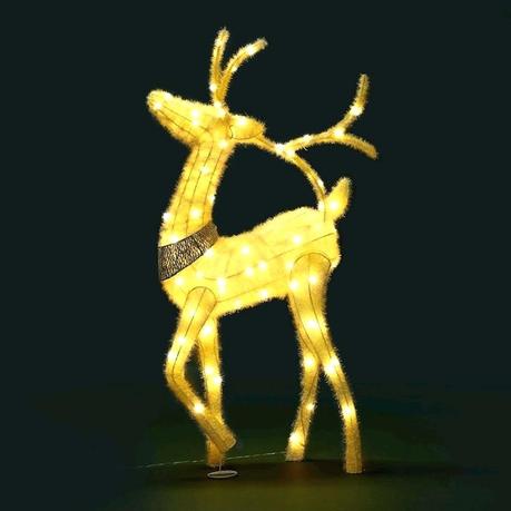 deer xmas decorations decorating ideas for bedrooms reindeer light led rope fairy decor figure warm white