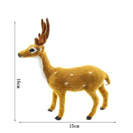 deer xmas decorations decorating small bedrooms with mirrors ornaments for home elk plush simulation noel decoration new year natal