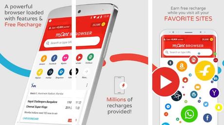 mCent Browser - Recharge Browser