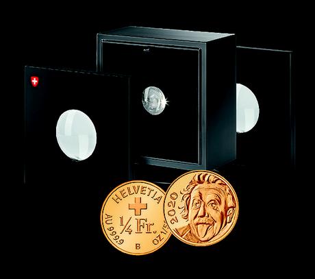 commemorative coins ~  Swiss mint Albert Einstein  coin