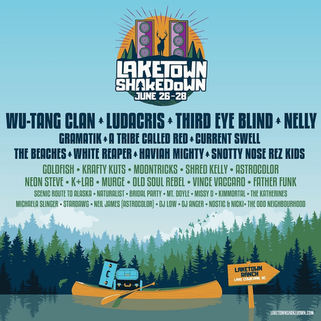 2020 Laketown Shakedown Day-to-Day Lineup Announcement