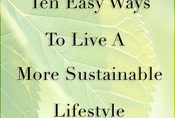 10 Ways To Live A More Sustainable Lifestyle - Paperblog