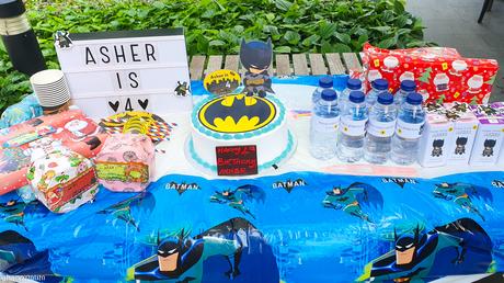 It's a Batman party - Asher is 4!