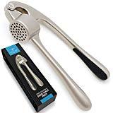 Premium Garlic Press with Soft Easy-Squeeze...