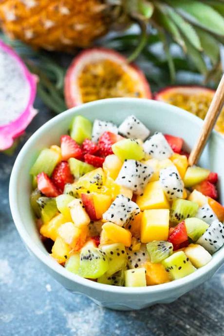 Mexican Fruit Salad with Jicama and Chili Powder