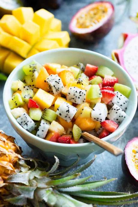 Mexican Fruit Salad with Jicama and Chili Powder