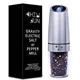 Electric Gravity Pepper Grinder or Salt Mill with...