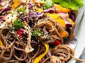 Asian Chicken Soba Noodle Salad