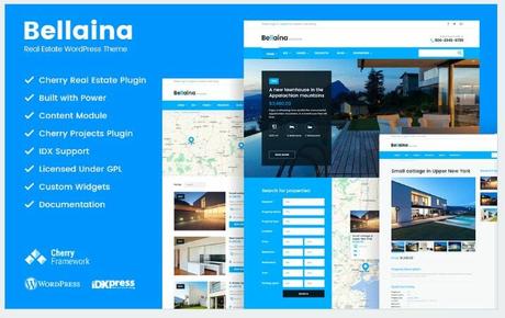 bellaina-responsive-wordpress-theme-for-real-estate real estate WordPress