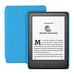 Image: All-new Kindle Kids Edition - Includes access to thousands of books - Blue Cover