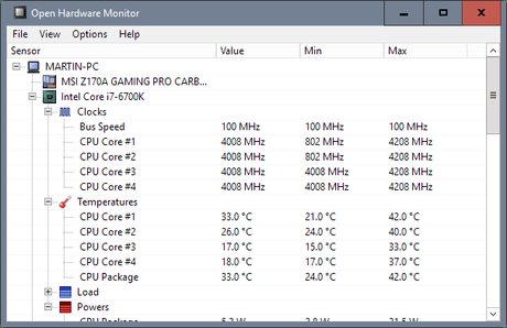 10 Best CPU Temperature Monitor Tools for Windows (FREE) Open Hardware Monitor