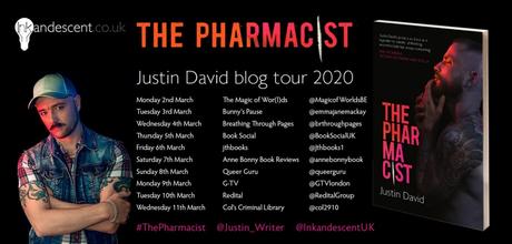 The Pharmacist Blog Tour poster