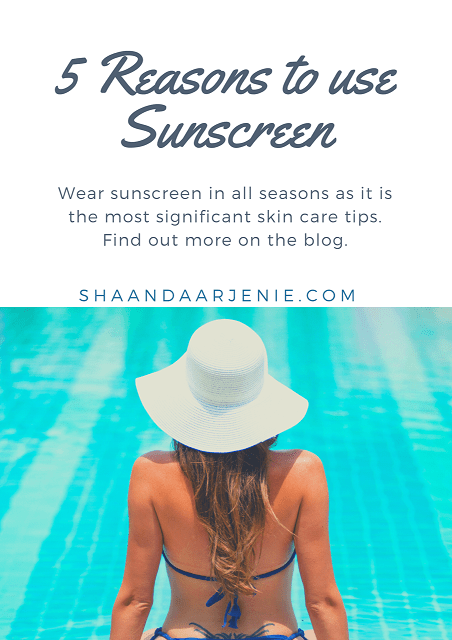 5 Reasons to use Sunscreen Lotion