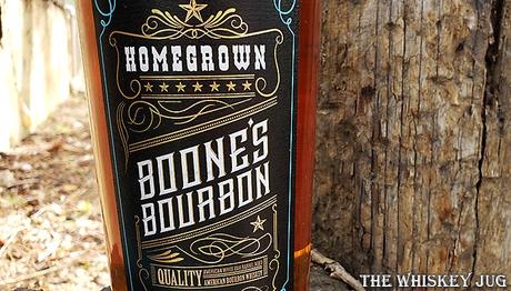 Boone's Bourbon Homegrown Whiskey Label
