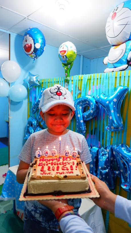 Luigi's 10th Doraemon Slime Theme Birthday Party