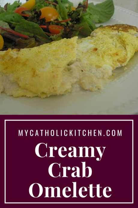 Creamy Crab Omelette