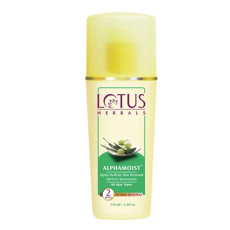 11 Best water based moisturizers for Oily skin 2020 Lotus Herbals Alphamoist Oil-free Moisturizer