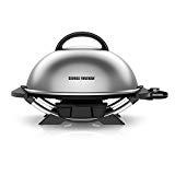 Best BBQ Grills 2020 George Foreman 15-Serving Indoor/Outdoor Electric Grill, Silver, GFO240S